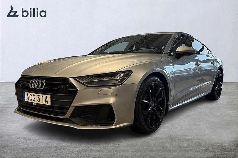 Silver Begagnad 2019 Audi A7 Sportback Premium Halvkombi | 449 000 kr (Lite dyr) - Bild 1/3