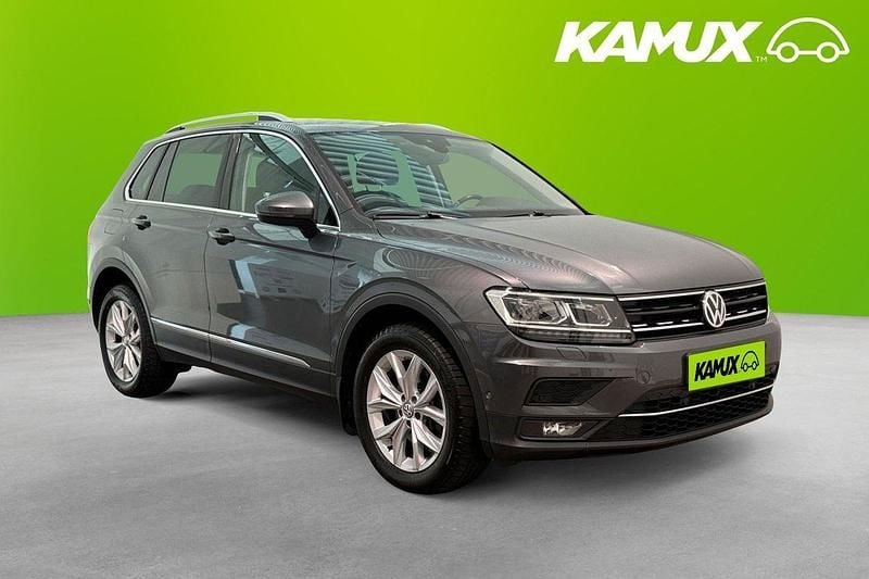 Mörkgrå (grå) Begagnad 2020 VW Tiguan SUV | 234 900 kr (Bra pris) - Bild 1/3