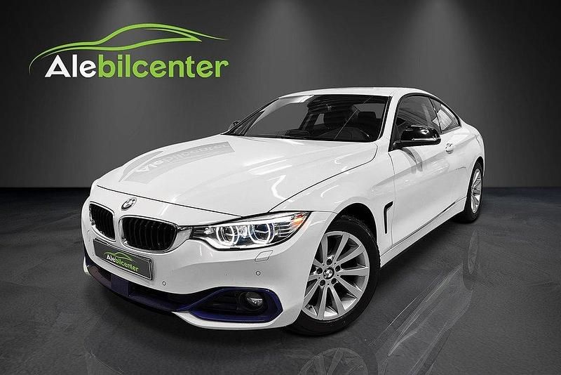 Vit Begagnad 2016 BMW 420 Sport Line Sportkupé | 149 900 kr (Lite dyr) - Bild 1/4