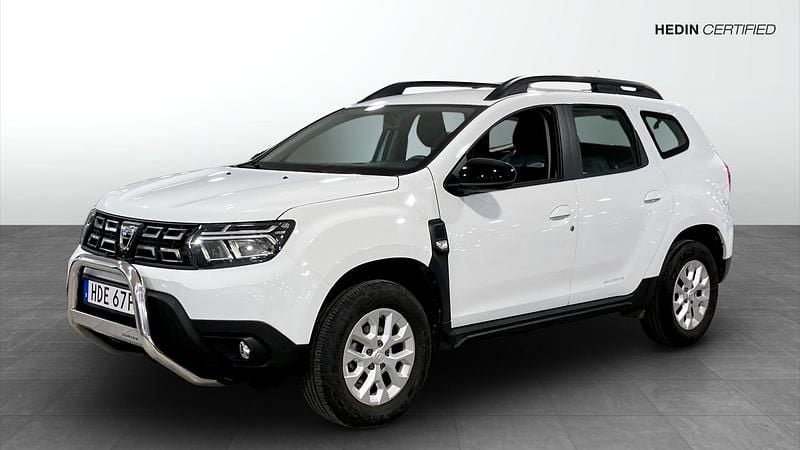 Vit Begagnad 2021 Dacia Duster Comfort Kombi | 204 900 kr (Marknadspris) - Bild 1/4