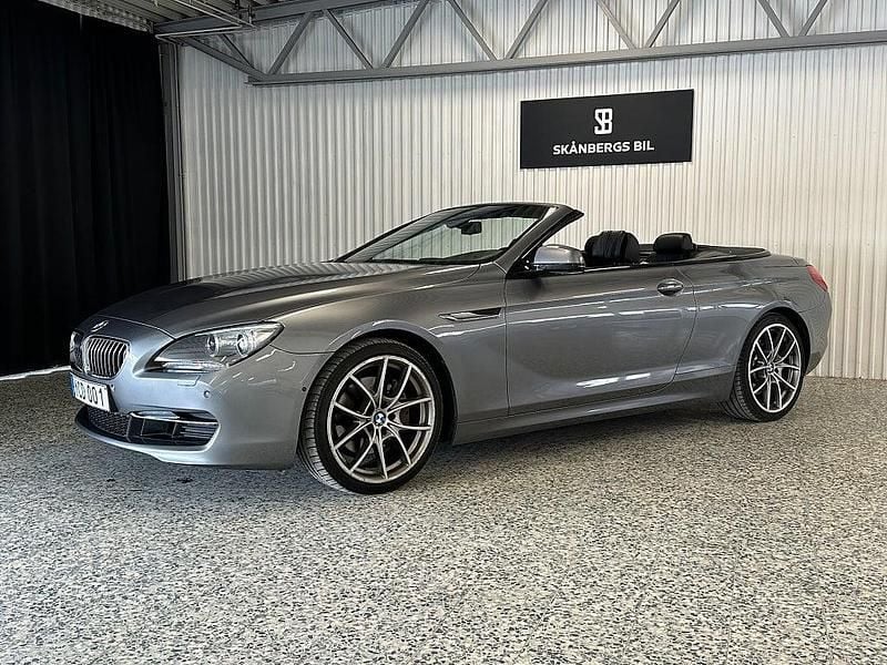 Begagnad BMW 640 Cabriolet 313 HK (230 kW) 2012 Grå Cab