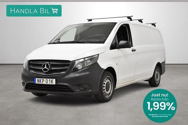 Vit Begagnad 2021 Mercedes Vito Minibuss | 199 900 kr (Superpris) - Bild 1/3