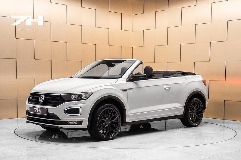Vit Begagnad 2020 VW T-Roc Cabriolet R-line Cab | 299 900 kr - Bild 1/4