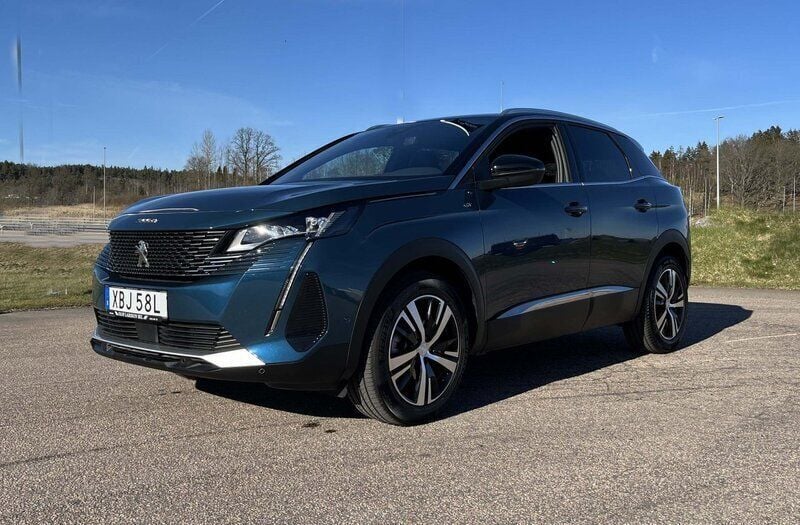 Blå Begagnad 2023 Peugeot 3008 GT SUV | 269 500 kr (Marknadspris) - Bild 1/4