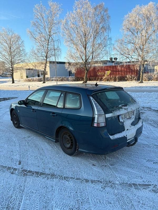 Begagnad Saab 9-3 150 HK (110 kW) 2008 Blå Kombi