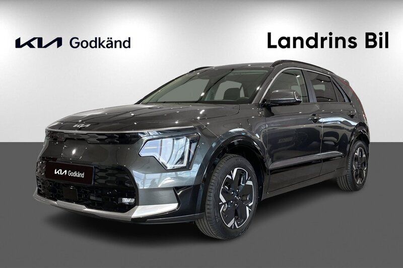 Grå Begagnad 2024 Kia e-Niro Advance SUV | 379 000 kr (Dyr) - Bild 1/4