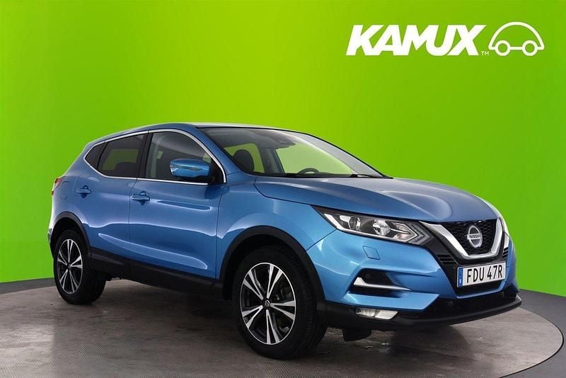 Blå Begagnad 2021 Nissan Qashqai 360º SUV | 234 800 kr (Bra pris) - Bild 1/3