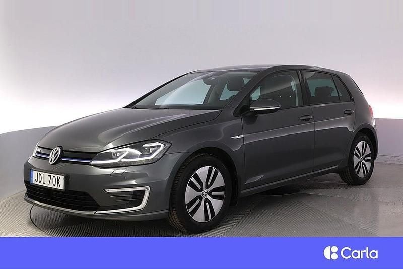Mörkgrå Begagnad 2019 VW e-Golf Halvkombi | 170 900 kr (Marknadspris) - Bild 1/3
