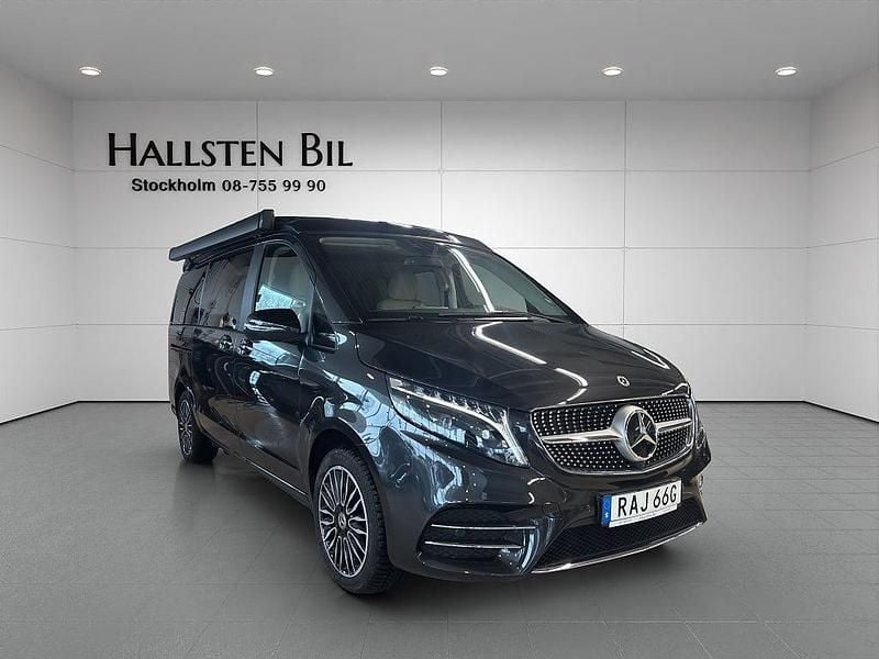 Begagnad Mercedes V300 Marco Polo 237 HK (174 kW) 2023 Mörkgrå Minibuss