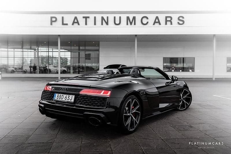 Begagnad Audi R8 Spyder Sport 540 HK (397 kW) 2020 Svart Cab