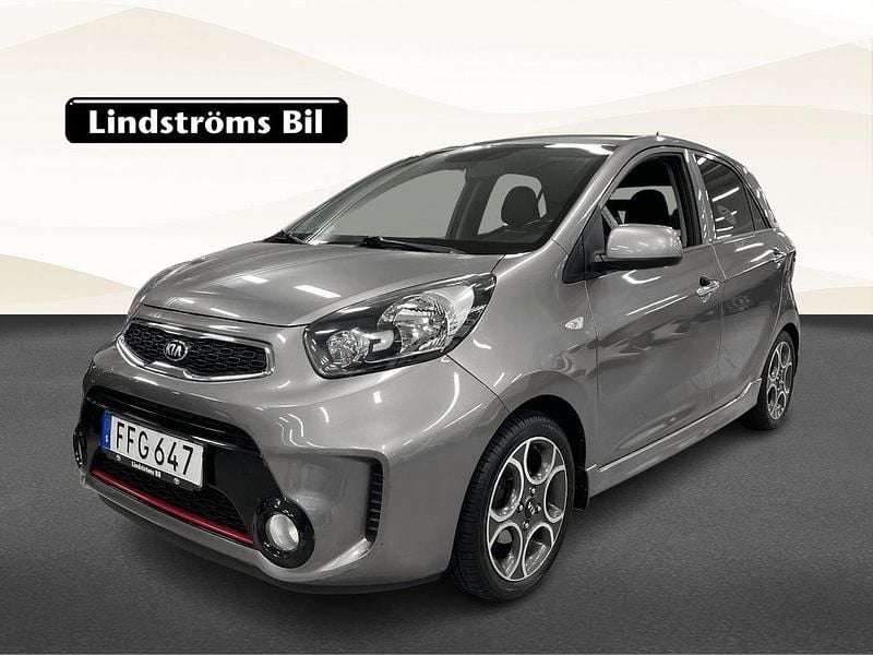 Grå Begagnad 2015 Kia Picanto Halvkombi | 87 900 kr (Marknadspris) - Bild 1/4