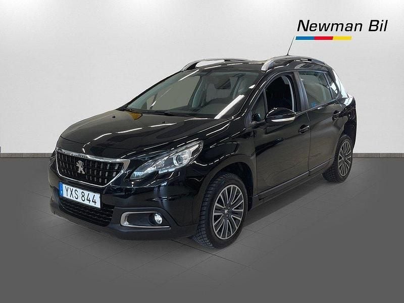 Svart Begagnad 2017 Peugeot 2008 Active SUV | 129 900 kr (Marknadspris) - Bild 1/4