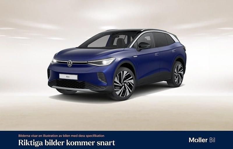 Blå Begagnad 2021 VW ID.4 Pro Performance SUV | 309 900 kr (Lite dyr) - Bild 1/4