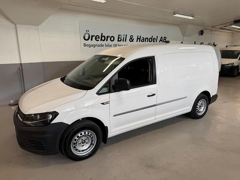 Vit Begagnad 2019 VW Caddy Maxi Minibuss | 119 900 kr (Superpris) - Bild 1/4