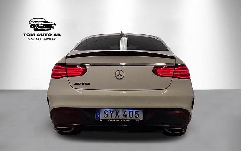Begagnad Mercedes GLE350 AMG line 258 HK (189 kW) 2015 Vit Sportkupé