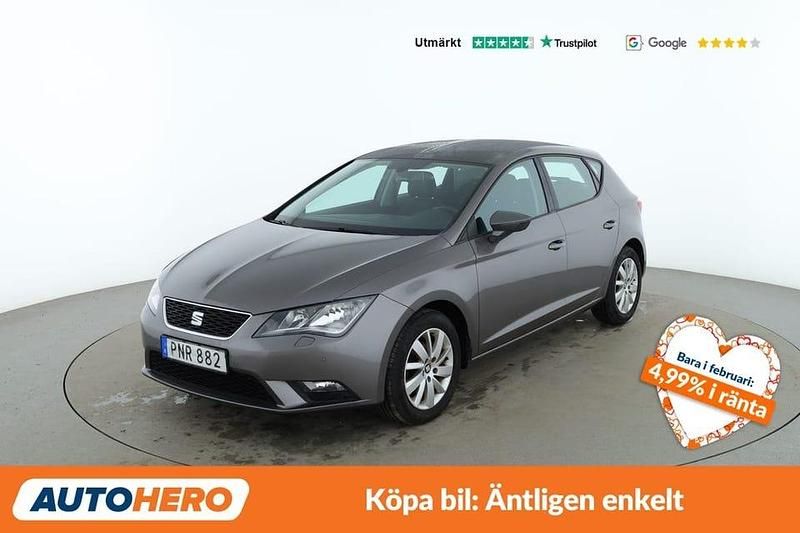 Begagnad Seat Leon Style 112 HK (82 kW) 2015 Grå Halvkombi