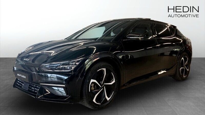 Svart (black) Begagnad 2023 Kia EV6 2 SUV | 489 900 kr (Bra pris) - Bild 1/4