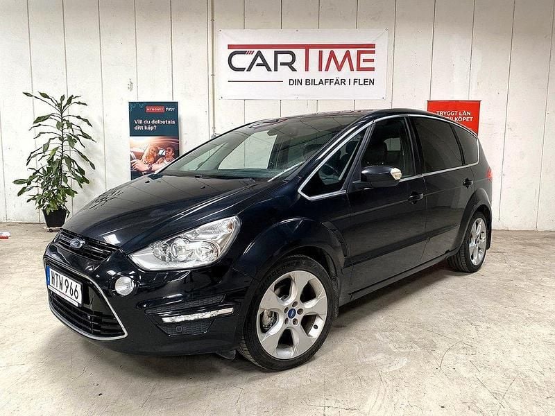 Svart Begagnad 2014 Ford S-MAX Business Edition Minibuss | 79 900 kr (Marknadspris) - Bild 1/4