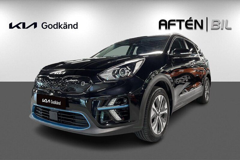 Svart (aurora black pearl metallic) Begagnad 2022 Kia e-Niro 2 SUV | 269 800 kr (Marknadspris) - Bild 1/4