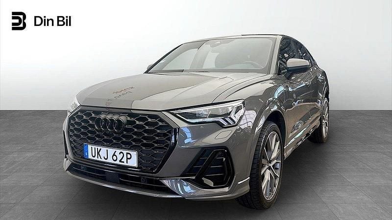 Grå (chronosgrü metallic) Begagnad 2023 Audi Q3 Sportback S-Line SUV | 459 000 kr - Bild 1/4