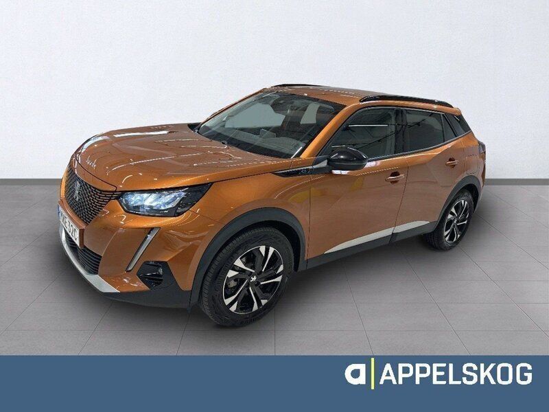 Orange Begagnad 2022 Peugeot e-2008 Allure SUV | 209 000 kr (Lite dyr) - Bild 1/4