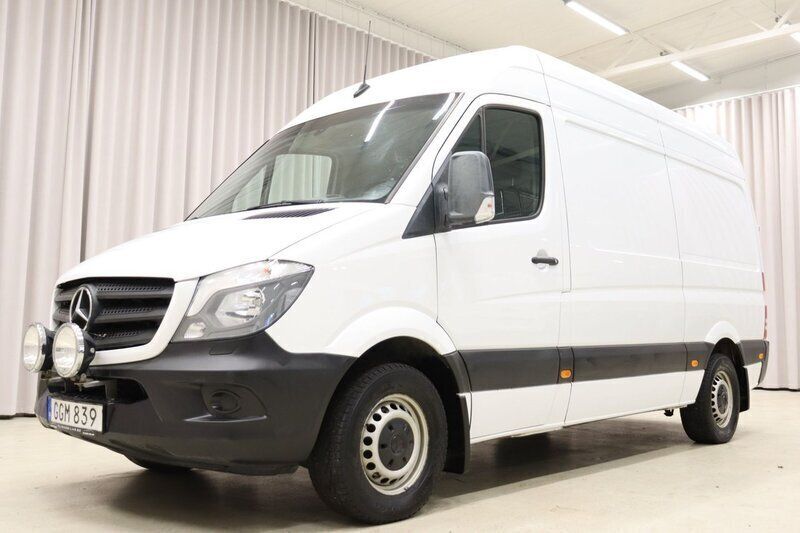 Vit Begagnad 2018 Mercedes Sprinter Van | 209 900 kr (Superpris) - Bild 1/4