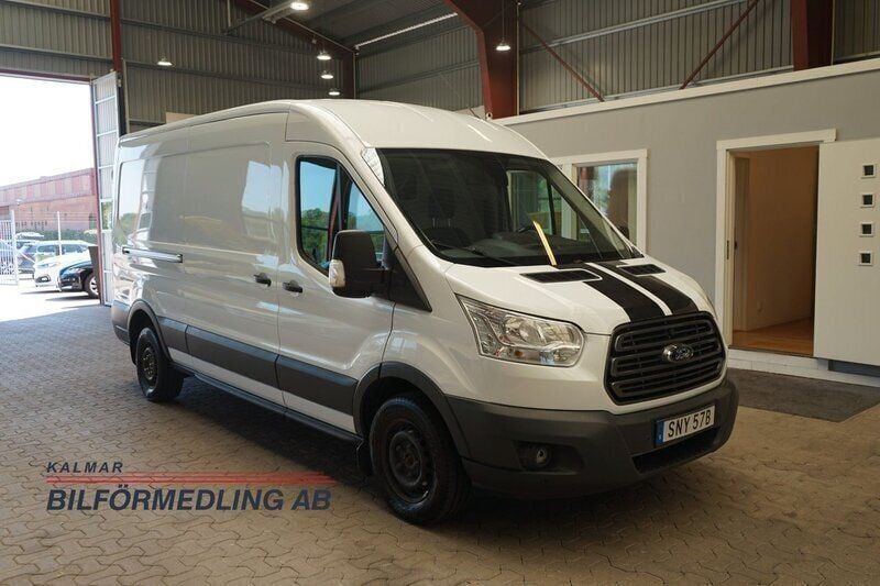 Vit Begagnad 2019 Ford Transit Van | 199 500 kr (Bra pris) - Bild 1/4
