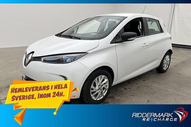 Vit Begagnad 2018 Renault Zoe Halvkombi | 104 800 kr (Marknadspris) - Bild 1/3