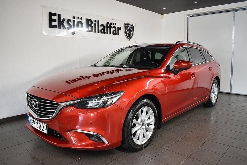 Röd Begagnad 2015 Mazda 6 Kombi | 139 500 kr (Bra pris) - Bild 1/4