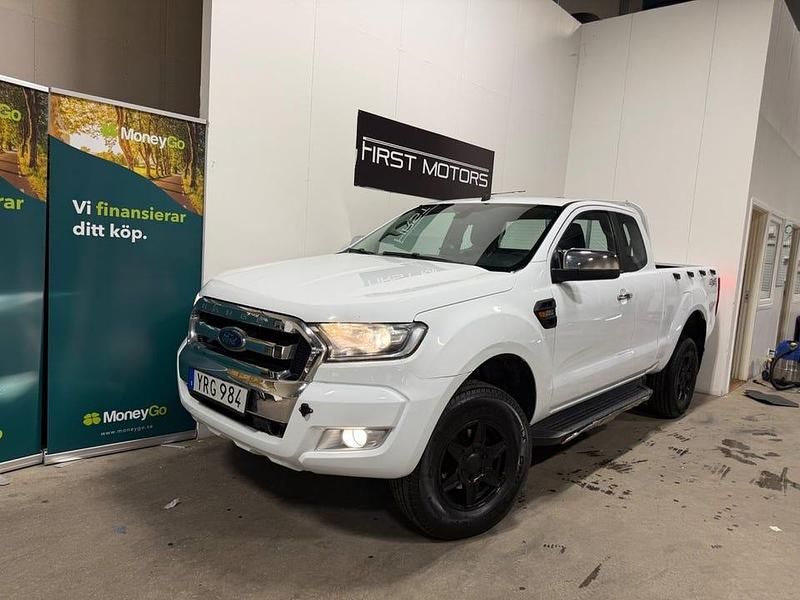 Vit Begagnad 2018 Ford Ranger Pickup | 229 900 kr (Bra pris) - Bild 1/4