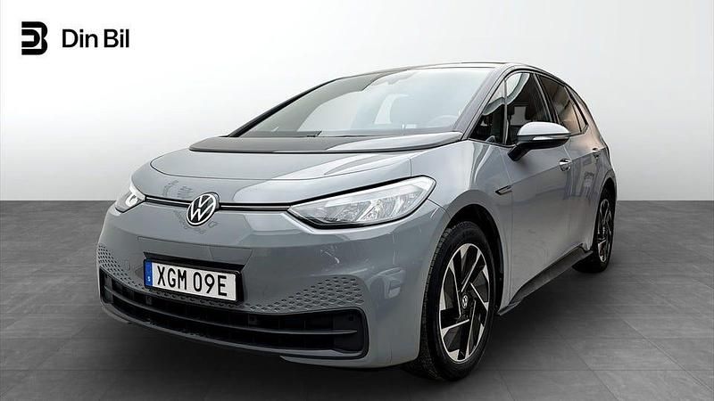 Begagnad VW ID.3 Comfortline 150 kW (204 HK) 2022 Grå Halvkombi