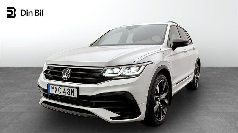 Vit Begagnad 2023 VW Tiguan R-line SUV | 434 900 kr (Lite dyr) - Bild 1/4