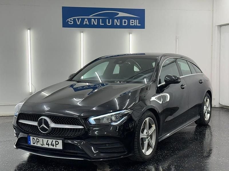 Begagnad Mercedes CLA200 Shooting Brake AMG 163 HK (119 kW) 2019 Svart Kombi