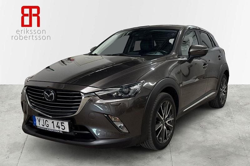 Brun Begagnad 2017 Mazda CX-3 Optimum SUV | 199 900 kr (Lite dyr) - Bild 1/4