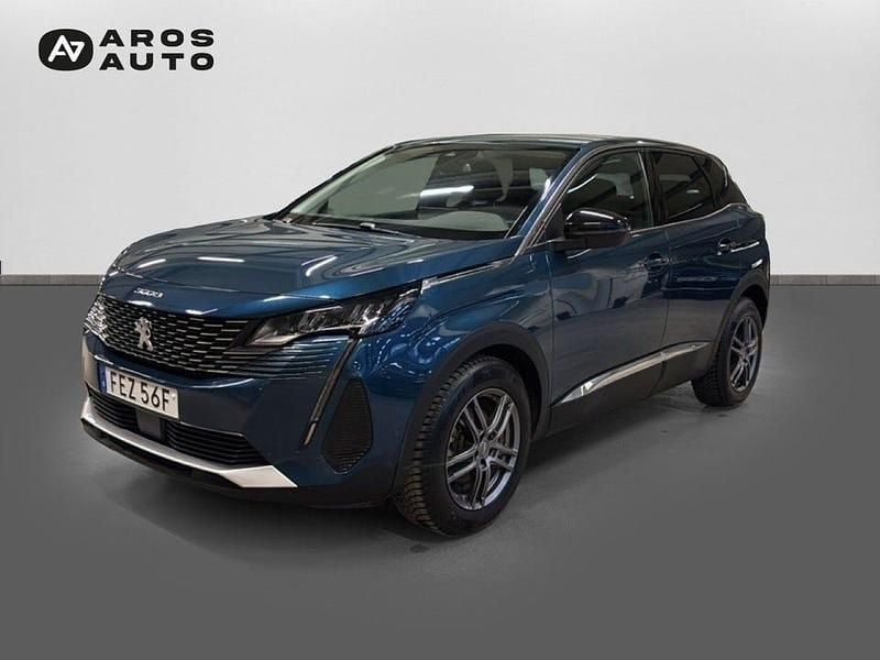 Blå Begagnad 2022 Peugeot 3008 Allure SUV | 234 900 kr (Marknadspris) - Bild 1/4