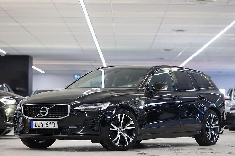 Begagnad Volvo V60 R-Design 392 HK (288 kW) 2019 Svart Kombi