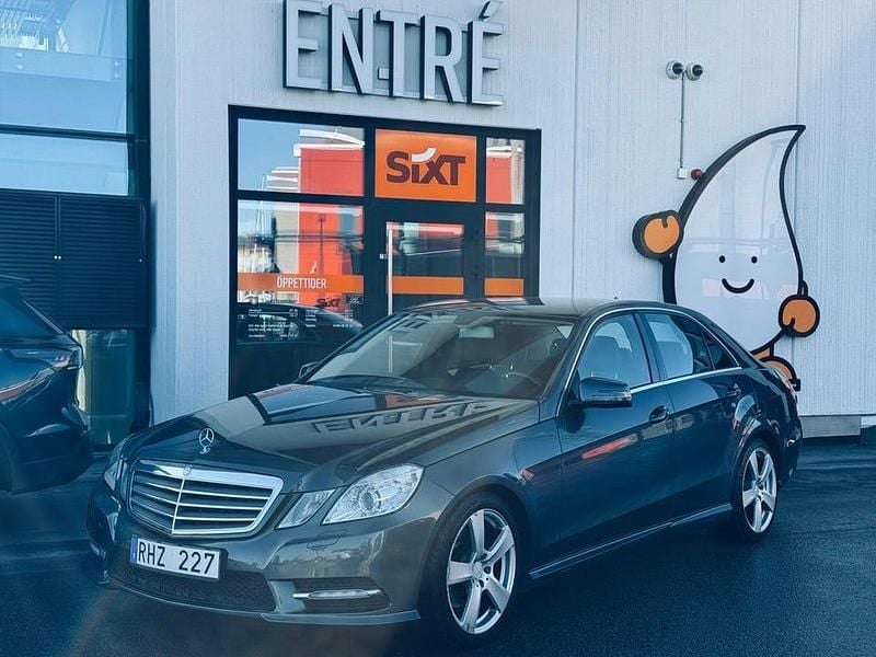 Begagnad Mercedes E220 AMG 170 HK (125 kW) 2012 Mörkgrå Sedan