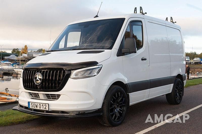 Vit Begagnad 2024 Mercedes Sprinter Van | 499 500 kr (Marknadspris) - Bild 1/4