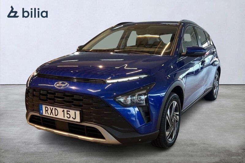 Blå Begagnad 2021 Hyundai Bayon SUV | 189 900 kr (Marknadspris) - Bild 1/4