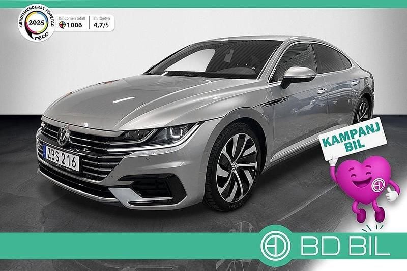 Silver Begagnad 2019 VW Arteon GT Halvkombi | 289 900 kr (Marknadspris) - Bild 1/3