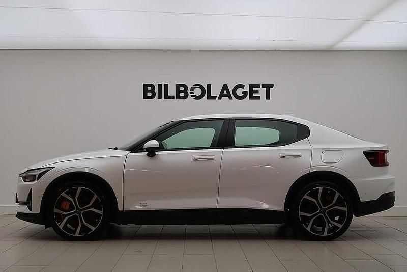 Begagnad Polestar 2 Performance 350 kW (476 HK) 2021 Vit Halvkombi