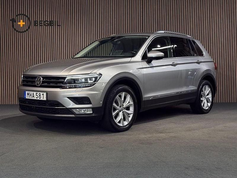 Silver Begagnad 2017 VW Tiguan GT SUV | 267 900 kr (Lite dyr) - Bild 1/4