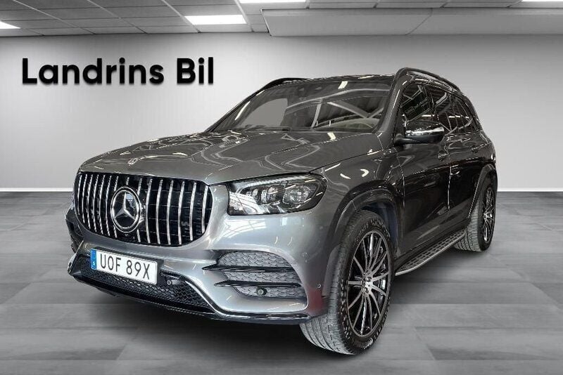 Grå Begagnad 2023 Mercedes GLS400 Premium Plus SUV | 999 000 kr (Marknadspris) - Bild 1/4