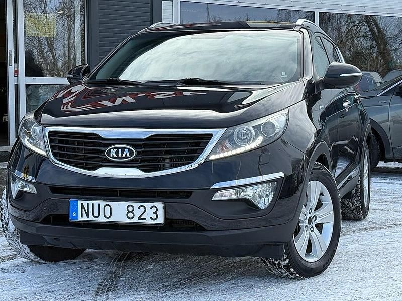 Begagnad Kia Sportage EX 184 HK (135 kW) 2012 Svart SUV