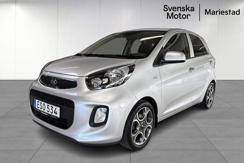 Grå Begagnad 2015 Kia Picanto Halvkombi | 88 500 kr (Lite dyr) - Bild 1/4