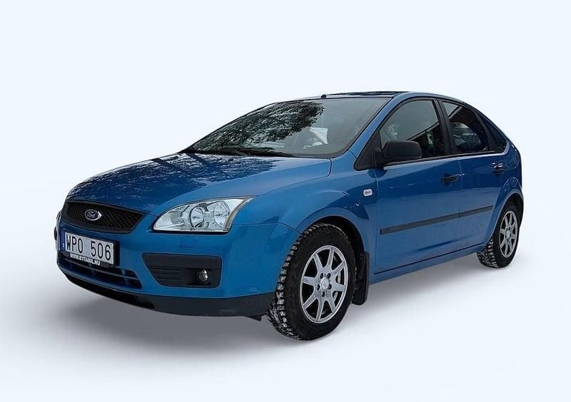 Blåmetallic Begagnad 2005 Ford Focus Halvkombi | 39 000 kr (Dyr) - Bild 1/4