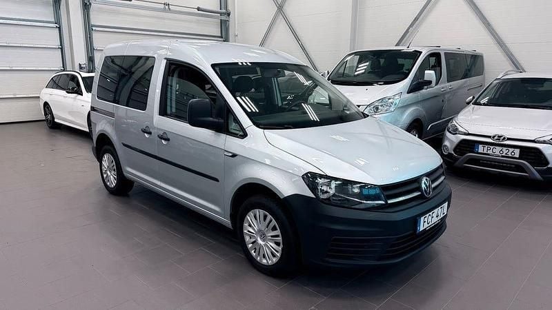Begagnad VW Caddy Life 75 HK (55 kW) 2019 Grå Minibuss