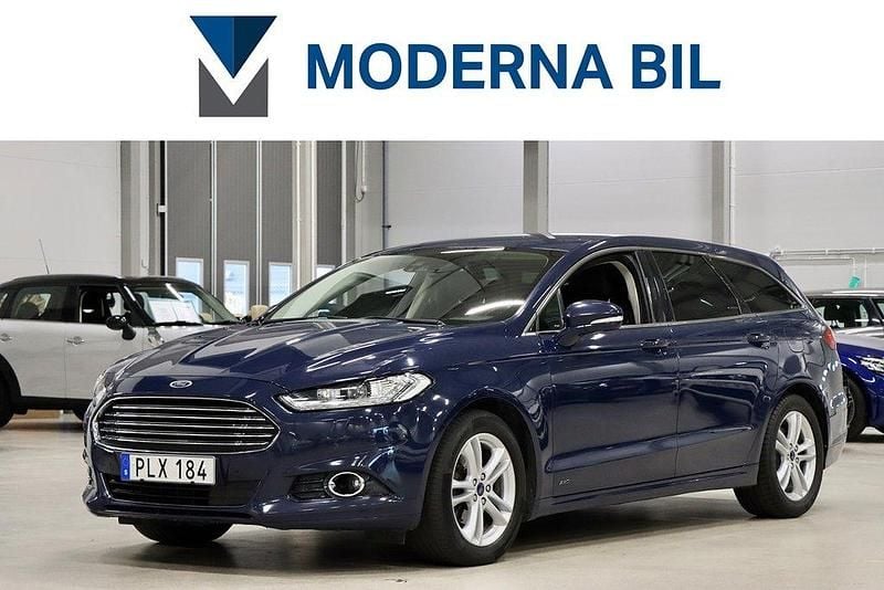 Blå Begagnad 2017 Ford Mondeo Business Edition Kombi | 169 700 kr (Marknadspris) - Bild 1/4