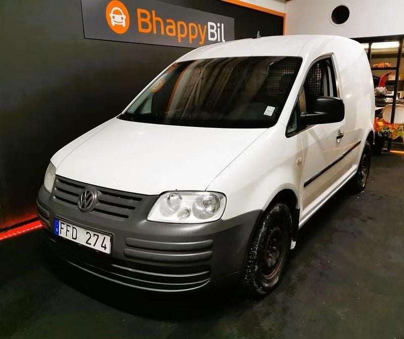 Vit Begagnad 2008 VW Caddy Minibuss | 44 900 kr (Marknadspris) - Bild 1/4