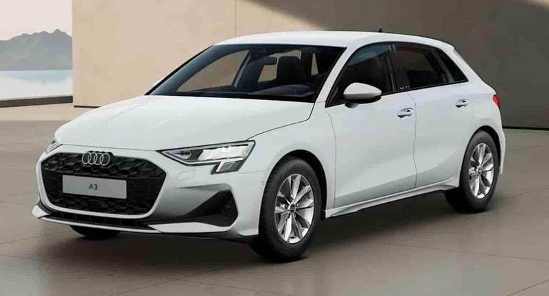 Vit Ny 2026 Audi A3 Sportback Halvkombi | 329 900 kr - Bild 1/1